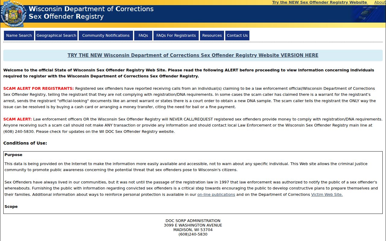 Milwaukee County resident lookup and Wisconsin public information safety rules