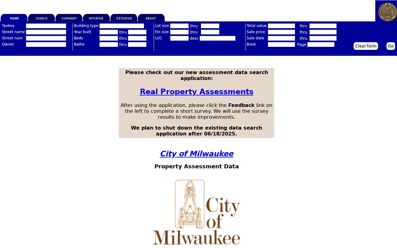 Milwaukee residents directory property search